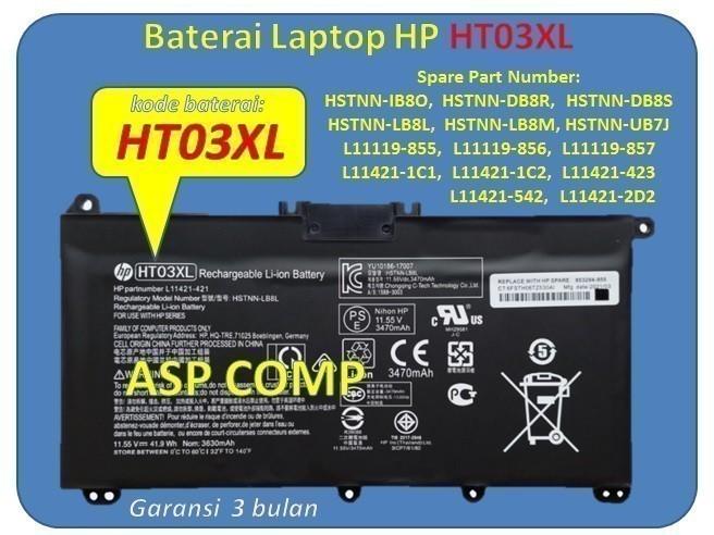 Gambar Baterai HP Laptop 14s-CF1xxx series dari ASP Computer undefined Tokopedia