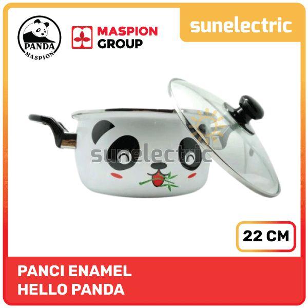 Gambar Maspion Hello Panda Panci Enamel 22 Cm dari Sunelectric_NEW undefined Tokopedia