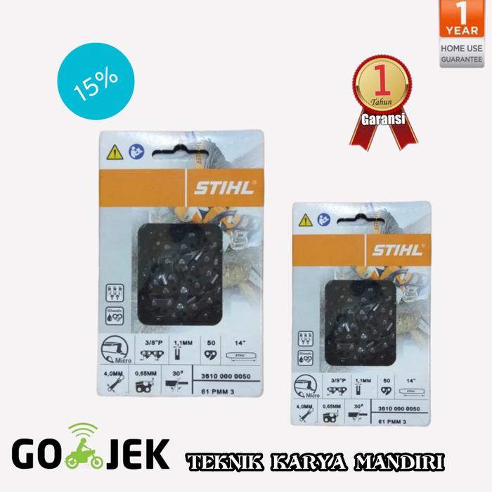 Gambar STIHL RANTAI CHAINSAW MS - 382 25" INCH ORIGINAL STIHL dari TEKNIK KARYA MANDIRI undefined Tokopedia