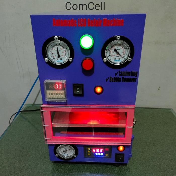 Gambar Laminating LCD HP + Vacuum + Bubble Remover + Pemanas Versi Terbaru - Ungu Muda dari Eyang ComCell undefined Tokopedia