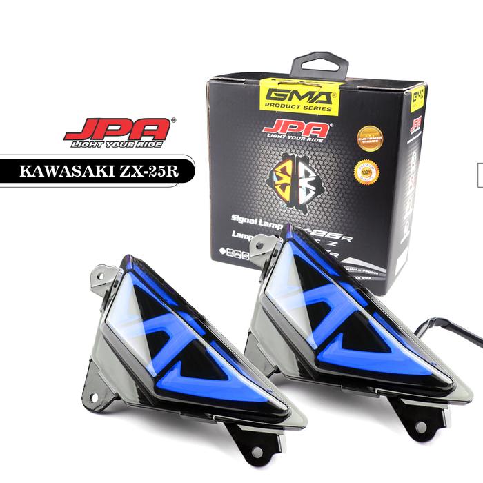 Gambar JPA Lampu Sein Depan Kawasaki ZX25R Type Z - Biru dari Digioto undefined Tokopedia