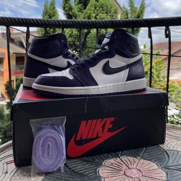 Air Jordan High Court Purple 20 Original 100 Authentic Sneakers