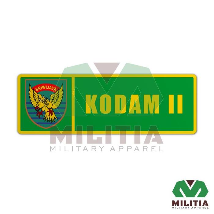 Gambar Stiker KODAM Komando Daerah Militer II Sriwijaya - Besar dari Militia Military Apparel undefined 2 Tokopedia