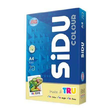 Gambar Kertas HVS Warna Sinar Dunia SIDU A4 70 Grm HIJAU GREEN - Kuning dari BINTANG JAYA TINTA undefined Tokopedia