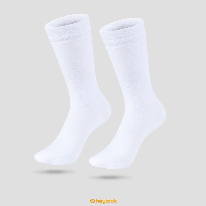 Gambar KAOS KAKI SEKOLAH SMP SMA SD PUTIH HITAM PRAMUKA LAKI PEREMPUAN - SD, PUTIH HITAM dari HEYLOOK PROJECT undefined Tokopedia