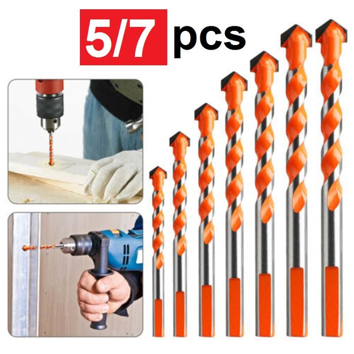 Gambar Mata Bor Drill Set 5 pcs Multi Purpose Bor Besi Beton Kayu Multifungsi - 5 pcs dari Rumixx_NEW undefined Tokopedia