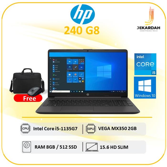 Promo HP 250 G8 I5 1135G7 RAM8GB 512SSD NVIDIA MX350 2GB W10