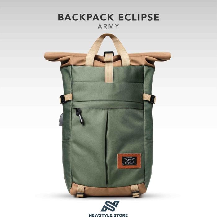 Gambar Tas Ransel Pria Bodypack Original Backpack Tas Laptop Traveling Bag - army dari New.style.store undefined Tokopedia