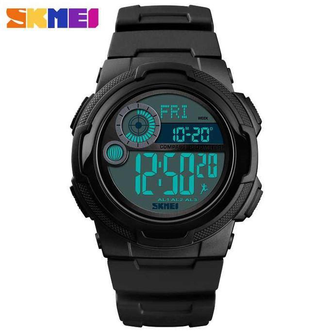 Gambar ORIGINAL SKMEI CASIO LED SPORT - JAM TANGAN PRIA ANTI AIR OUTDOORS - Hitam dari shopaddict-2 undefined Tokopedia