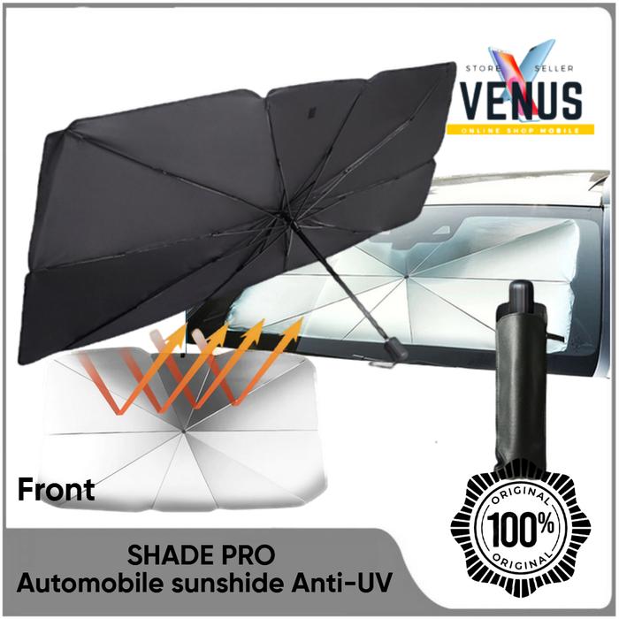 Gambar Shade Pro Sun Shield payung Lipat pelindung sinar uv kaca depan mobil dari Venus Mobile undefined Tokopedia