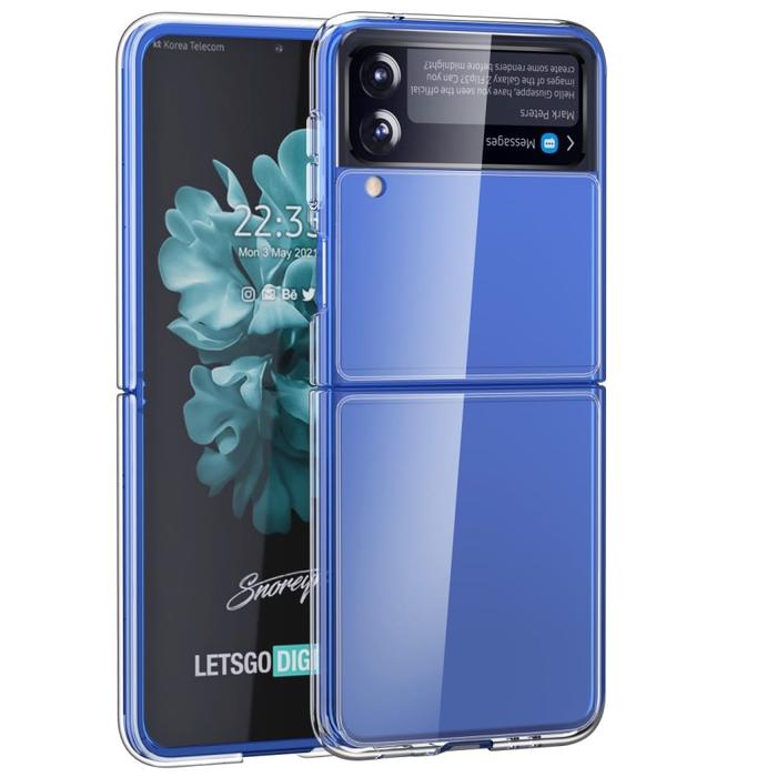 Gambar CASE SAMSUNG GALAXY Z FLIP3 5G FLIP 3 CRYSTAL CLEAR TRANSPARENT - Non Hinge dari Factory Accessories undefined Tokopedia