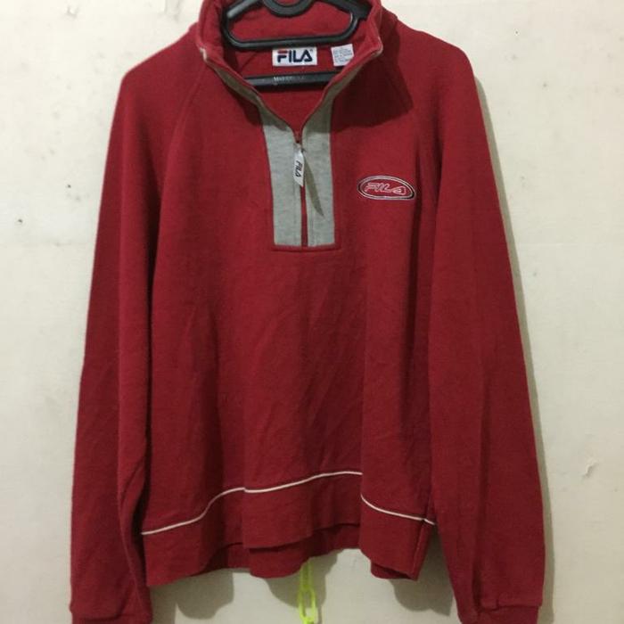 Gambar Sweater crewneck fila second original dari Heri Haraci undefined Tokopedia
