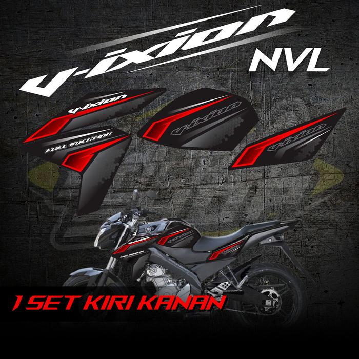 Gambar STRIPING YAMAHA VIXION NVL LIGHTING STIKER MOTOR YAMAHA VIXION - Merah dari SAHILA STICKER undefined Tokopedia