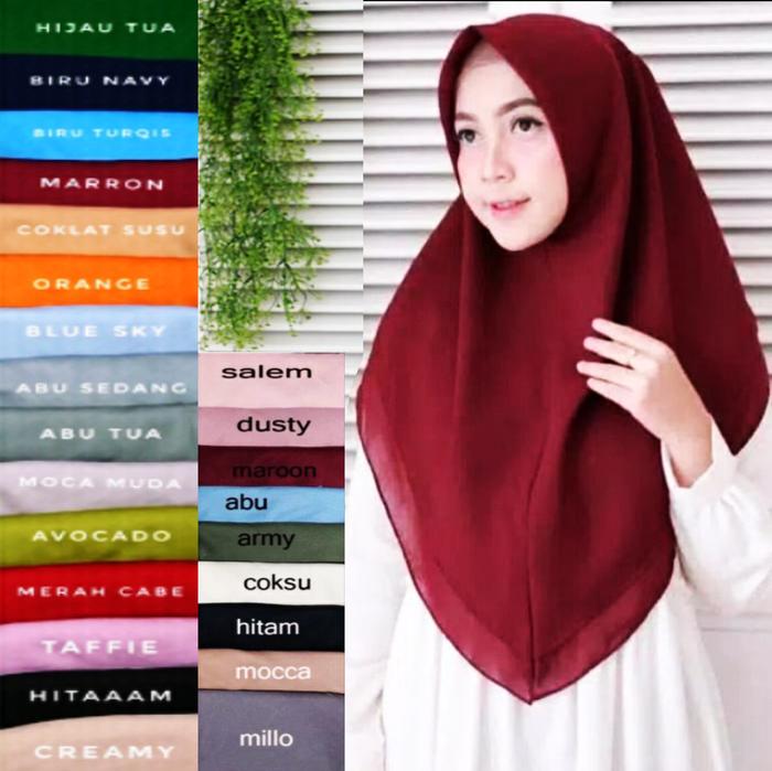 Gambar Hijab instant dengan dua layer - Milo dari iqrosoft undefined Tokopedia