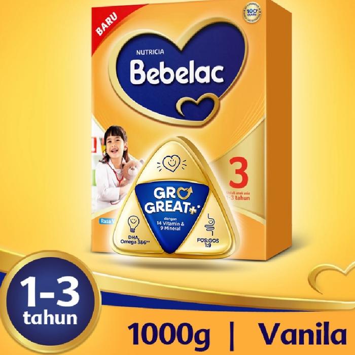 Gambar bebelac 3 vanila 1000gr dari dessystoree undefined Tokopedia