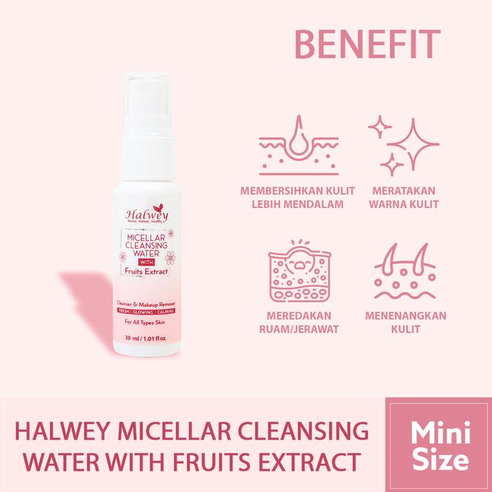 Gambar Halwey Mini Size - micellar water dari Halwey undefined Tokopedia
