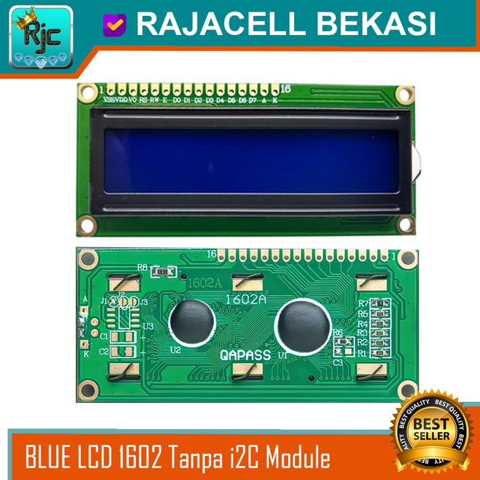 Gambar LCD 1602 16x2 for Arduinoo ESP8266 ESP32 STM32 Pico i2C PCF8574 ii2 - Biru Tanpa i2C dari Rajacell Bekasi undefined Tokopedia