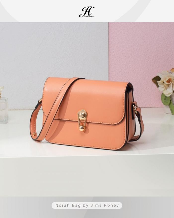 Gambar FREE BOX EXCLUSIVE NORAH BAG TAS SELEMPANG JIMS HONEY PROMO SALE PROMO - PEACH dari Nuju store. undefined Tokopedia
