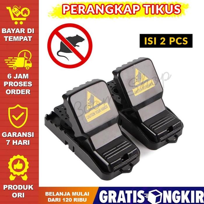 Gambar Jebakan Tikus Paling Ampuh Perangkap Tikus Modern Otomatis Tikus Kecil - Black dari Serba3000 undefined Tokopedia