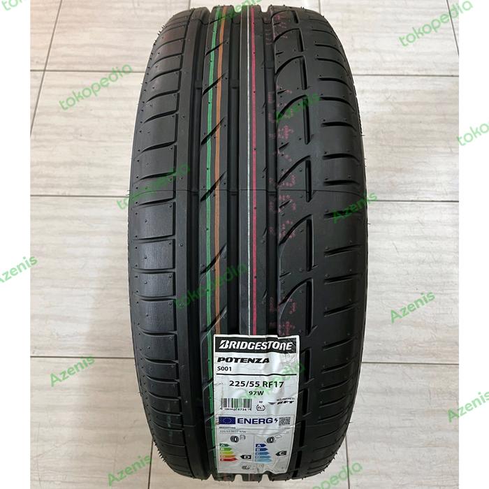 POTENZAS001 225/55R17 RF17ランフラットタイヤ2本セット おぞましく
