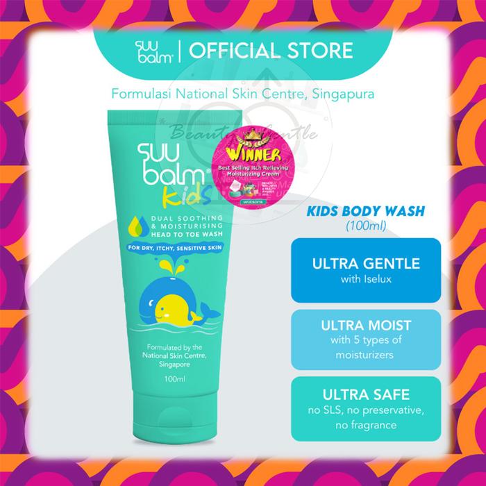 Gambar PROMO Suu Balm Body Wash Baby Kids Dry Itchy Sensitive - 100ml dari Beauty&amp;Gentle undefined Tokopedia