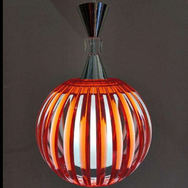 Gambar Lampu Gantung Hias Modern Model Lampion Warna Warni 1 Lampu - Merah dari Grand Golden Lighting undefined Tokopedia