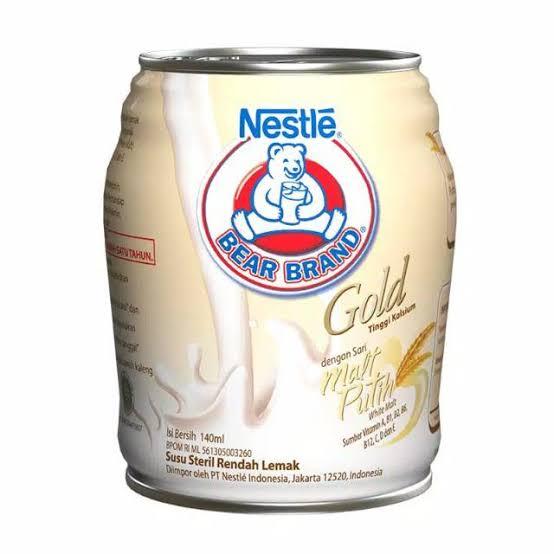 Gambar Nestle Bear Brand Gold All Variant-Susu Beruang White tea/Malt White - Malt Putih, 140ml dari Sunjaya Utama Mart undefined 3 Tokopedia