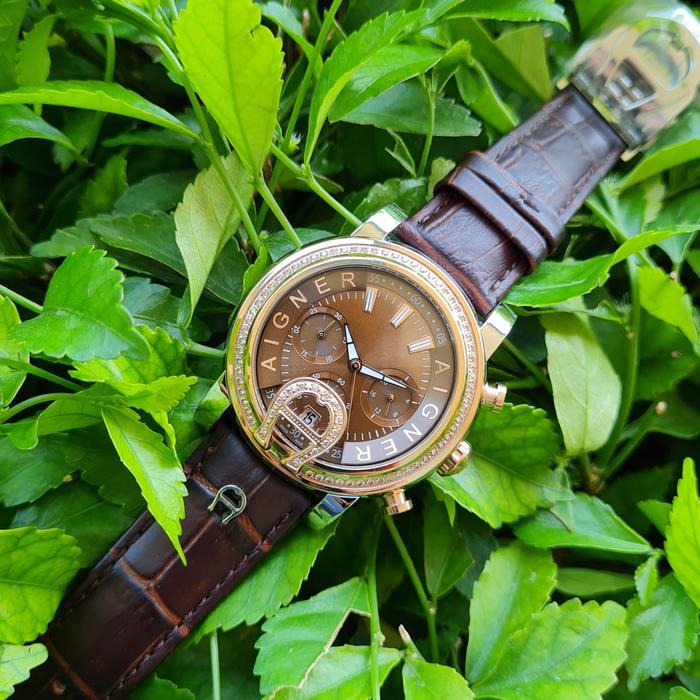 Gambar Jam Tangan Wanita Aigner Bari Donna A37200 Strap Leather Brown - Brown dari ElevenWatch_NEW undefined Tokopedia
