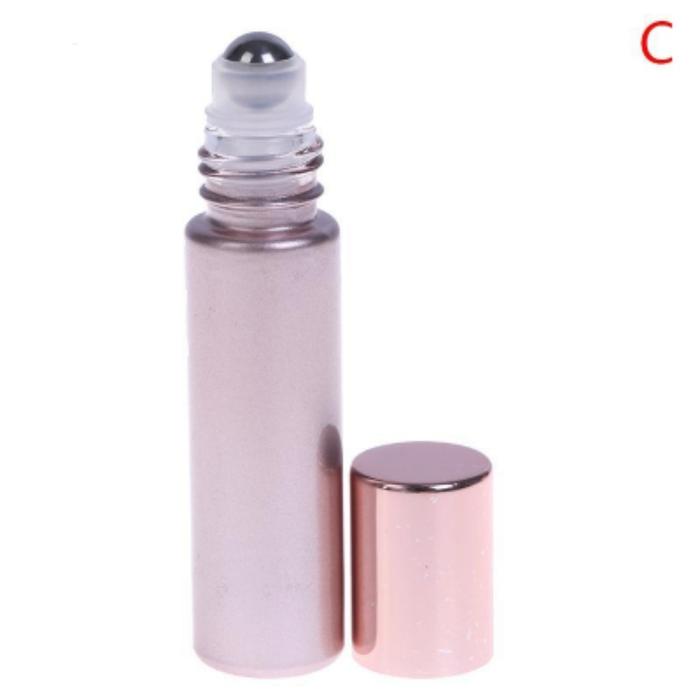 Gambar Botol roll on 10 ml kaca tebal pink series bola metal stainless steel - Rose gold 10 ml dari Rumah Dhira Online Shop undefined Tokopedia