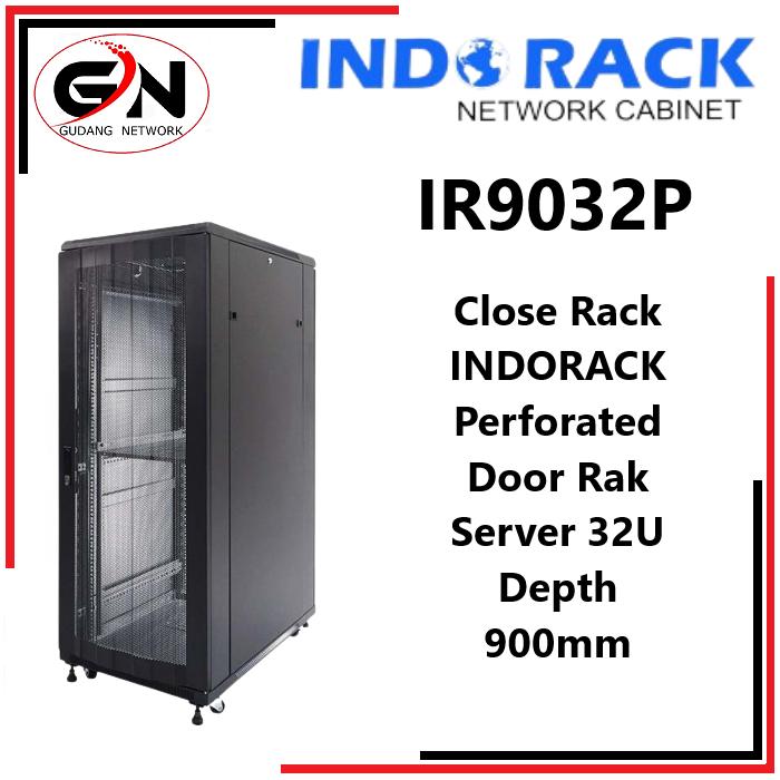Building Networks Raks Jual Close Rack INDORACK Perforated Door Rak Server 32U Depth 900mm ...