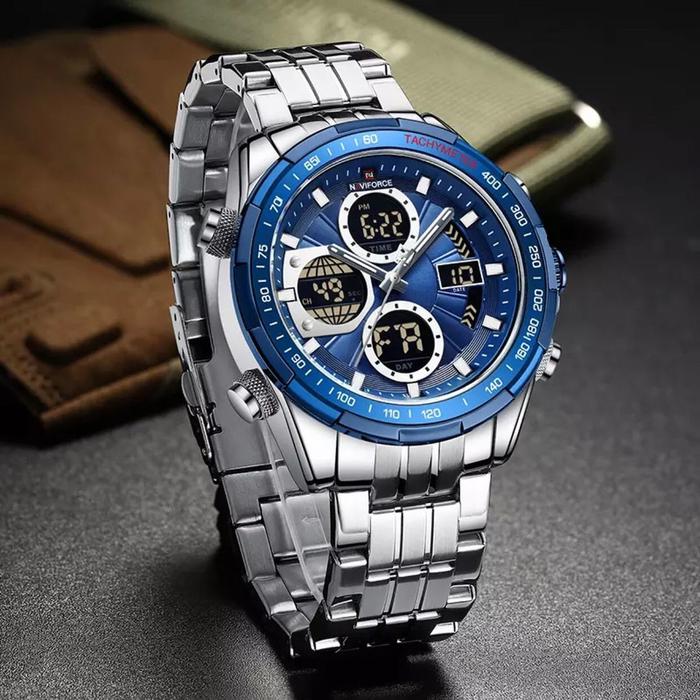 Gambar Jam tangan pria sport water resist NAVIFORCE NF 9197 ORIGINAL GARANSI - AA dari Zakky OQINOSTORE undefined Tokopedia