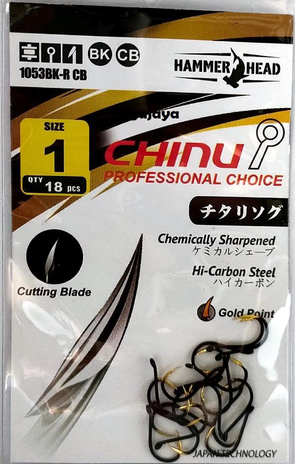 Gambar Kail mata pancing hammer head Chinu profesional choice 1053 BK R CB - no.1 dari nagajaya123 undefined Tokopedia