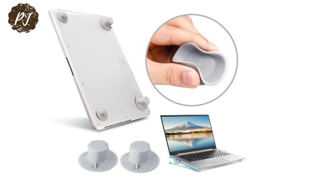 Gambar 4 Pcs Alas Kaki Karet Pendingin Laptop / Rubber Feet Cooling Notebook dari PutraJaya Aksesoris undefined Tokopedia