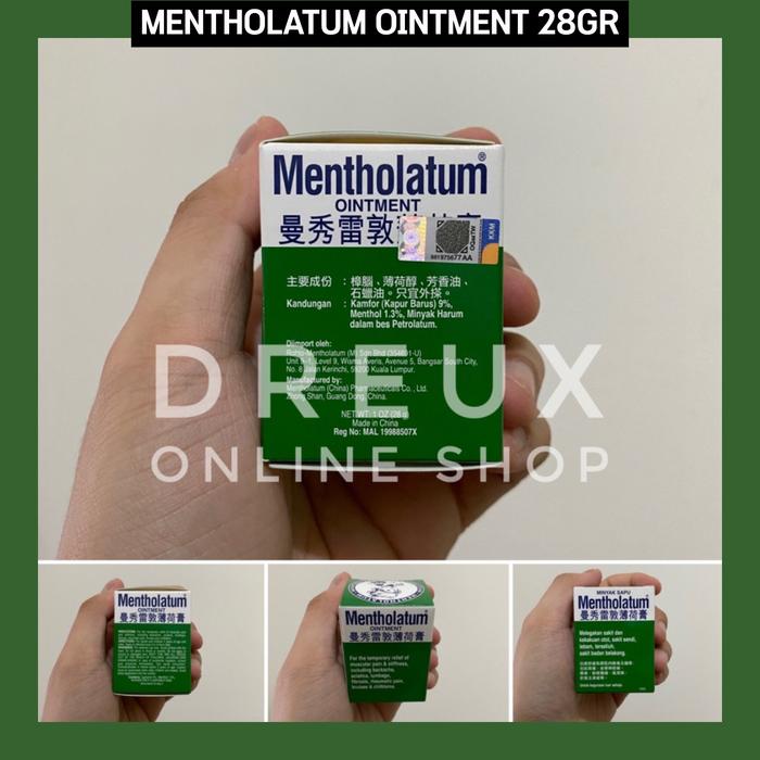 Gambar [IMPORT] MENTHOLATUM Ointment - 28GR dari Dreux Online Shop undefined Tokopedia