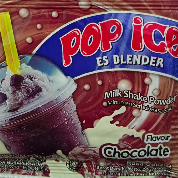 Gambar Pop ice aneka rasa minuman bubuk renceng - MOCACINO dari grosirsalamsmart undefined 5 Tokopedia
