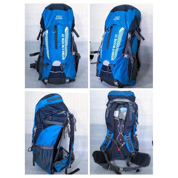 Gambar TAS GUNUNG /TAS CARRIER COTREK SINGKAWANG Free RC - Biru dari Mereseoutdoor undefined 5 Tokopedia