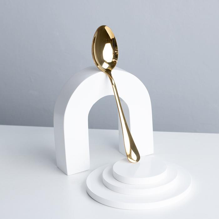 Gambar Sendok Makan Stainless Steel Sendok Hotel Spoon Premium Cafe Cutlery - Gold dari Conalli undefined Tokopedia