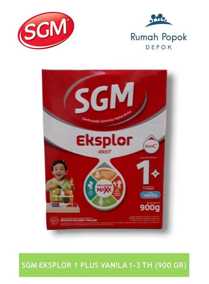 Gambar SUSU BUBUK SARI HUSADA SGM EKSPLOR 1 PLUS VANILA 1-3 TH (900 GR) dari Rumah Popok Depok undefined Tokopedia