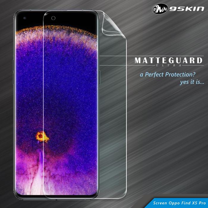 Gambar 9Skin Matte Guard Ultra MGU Screen & Back Cover for Oppo Find X5 Pro - Screen Only dari 9SKIN Premium undefined Tokopedia