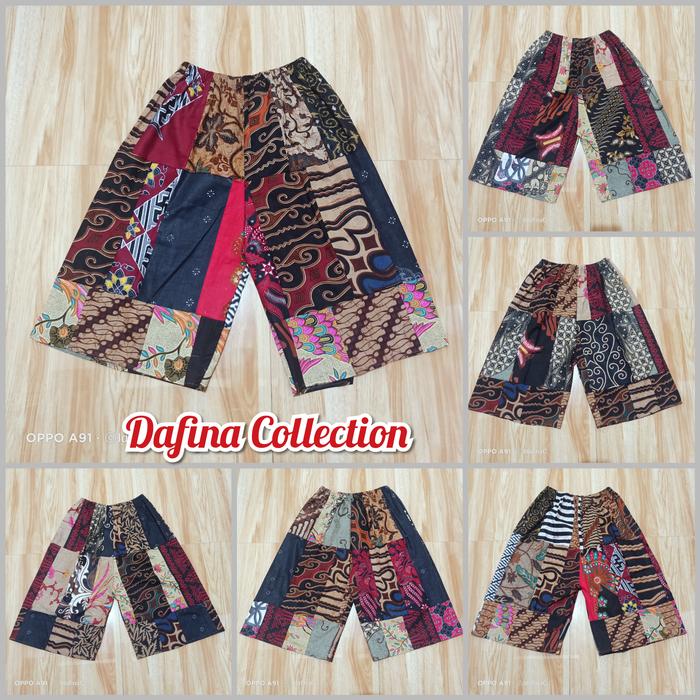 Gambar Celana Panjang Batik Katun Adem Celana Santai Murah Ukuran Standar & Jumbo Lingkar Pinggang 100-120cm Panjang 95-100cm - pendek gelap, Standar dari Dafina.collection undefined Tokopedia