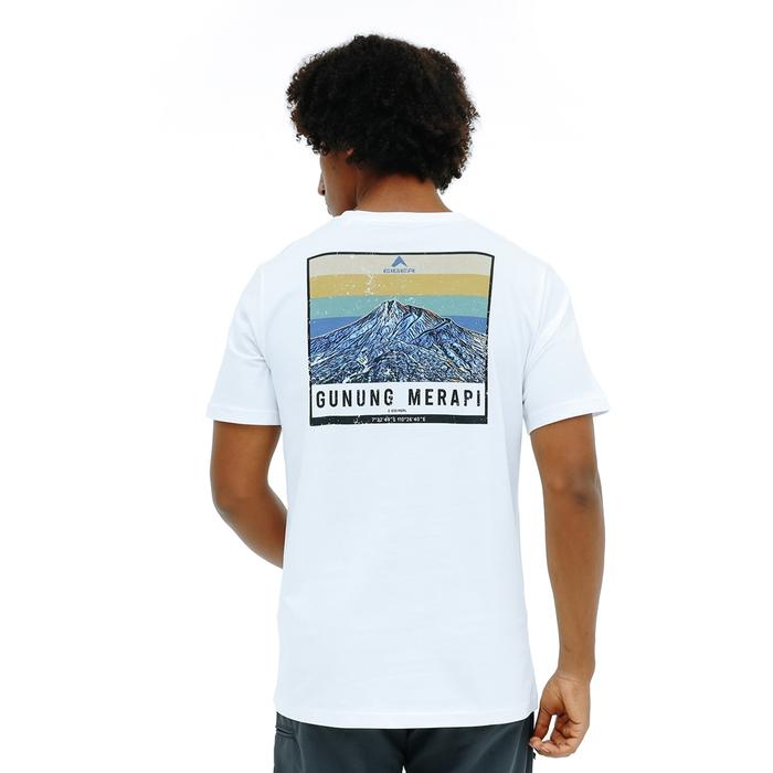 Gambar EIGER MERAPI SS TEES - White, S dari Eiger Adventure Store Official undefined Tokopedia