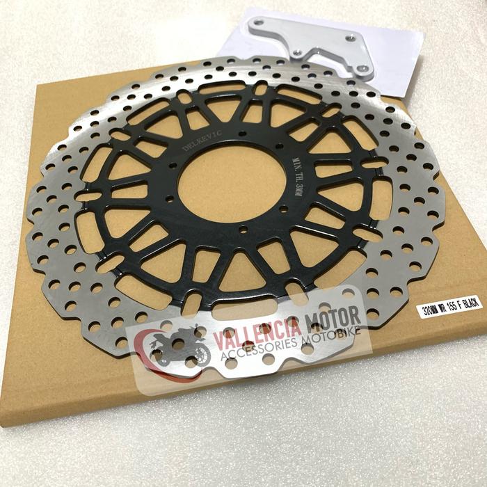 Gambar Piringan Cakram Depan Delkevic Yamaha Wr155 Disc Brake Crf 150l Lebar - Hitam, CRF dari Vallenciamotor undefined Tokopedia