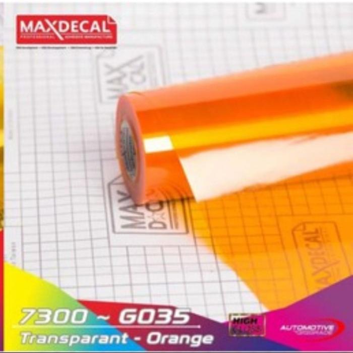 Gambar STICKER SKOTLET VINYL TRANSPARAN CRYSTAL(HYBRID)MAXDECAL 45CM X 100CM - 7300-G035 dari PDL-Store undefined Tokopedia