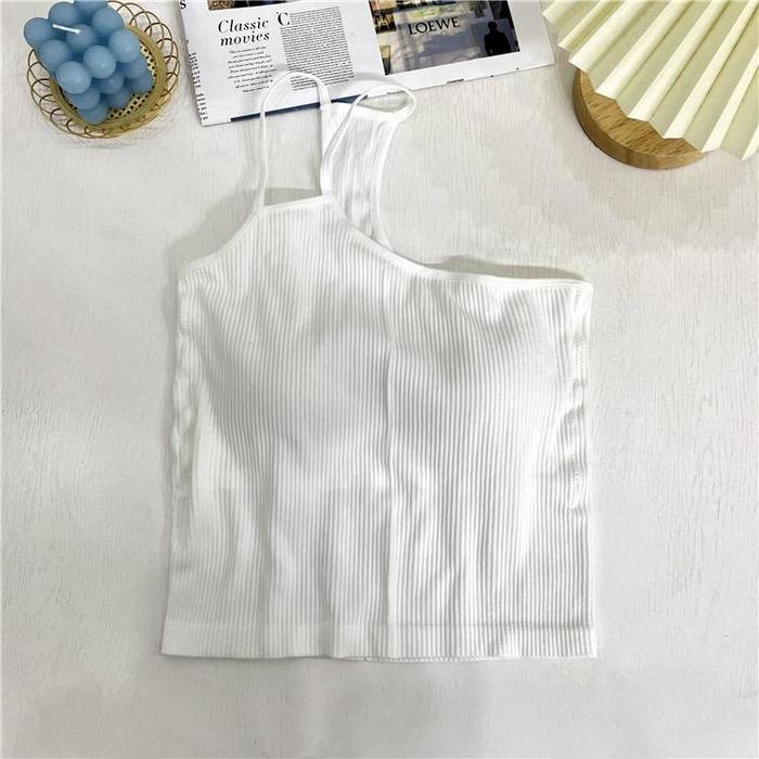 Gambar Tanktop Bra Sport Wanita Tanpa Kawat 6591 Tangtop Model 2 tali samping - Putih dari Mynoona Toona undefined Tokopedia