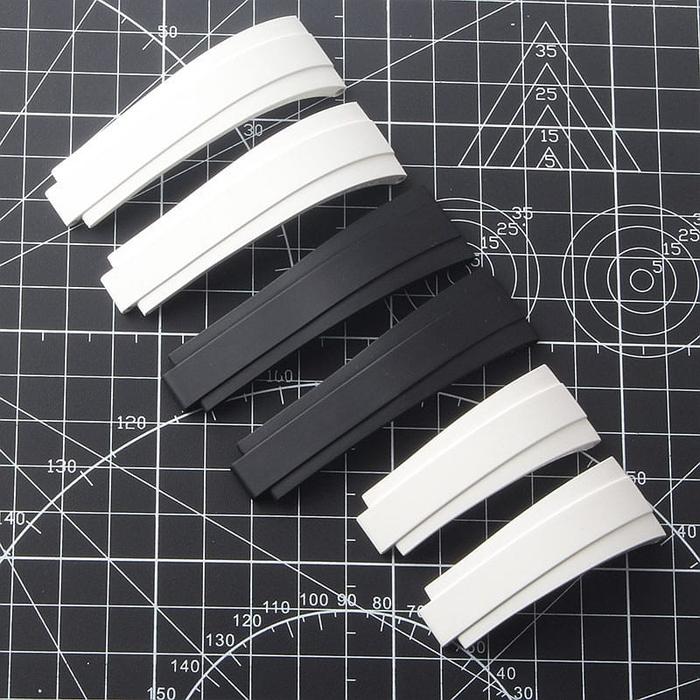 Gambar Tali Jam Tangan 20 MM - Strap Rolex Daytona Rubber Oysterflex 8047.20 dari Watch Band N strap undefined Tokopedia