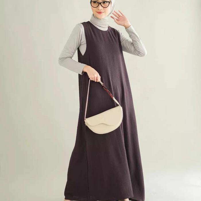 Gambar SAFAIRA DRESS MYRUBYLICIOUS - CHOCO dari MYRUBYLICIOUS COLLECTIONS undefined Tokopedia
