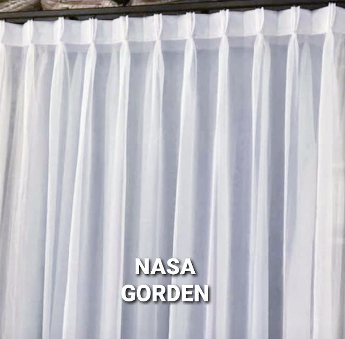 Gambar LAPISAN GORDEN.VITRASE JENDELA,TIRAI SIANG.LAPISAN GORDEN - lebar.400cm, tinggi.270cm dari NASA.GORDEN undefined Tokopedia