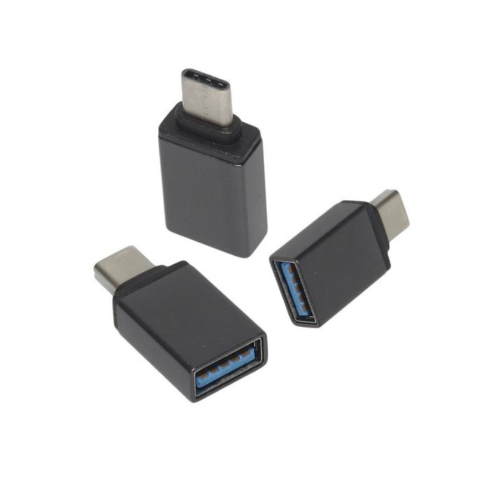 Gambar Converter Type-C to USB 3.1 OTG REXUS RX-TCP01 10Gpbs - Abu-abu dari specialdealshop undefined Tokopedia