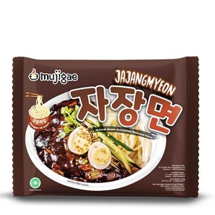 Gambar mujigae jajangmyeon mie basah dgn saus kedelai hitam khas korea 265 gr dari Karin Mart_NEW undefined Tokopedia