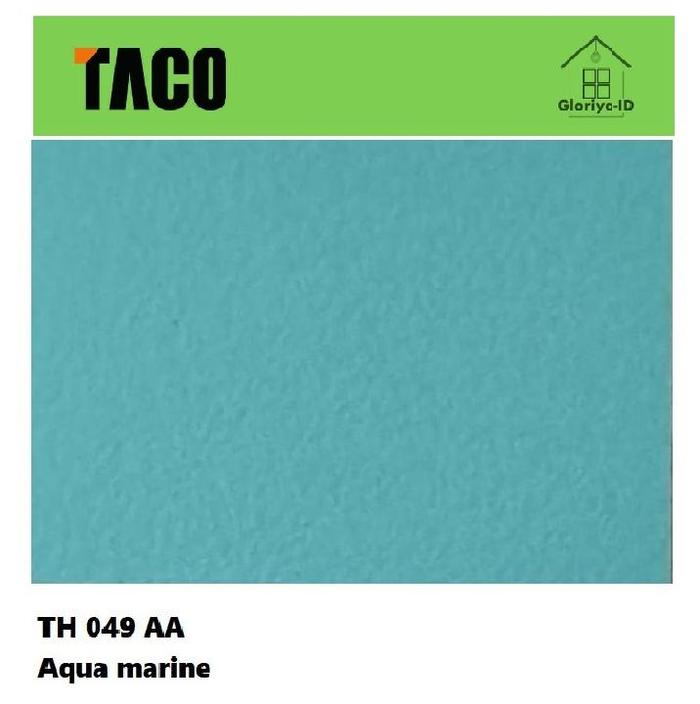Gambar TACO HPL-SOLID COLOR-AA/TACO HPL KUNING-ORANGE-MERAH-UNGU-BIRU-HIJAU - 049AA-AquaMarin dari Gloriya-id undefined Tokopedia